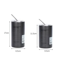 320/600ml Mug Coffee Cup With Lid Espresso Cups Aesthetic Cold Stainless Steel Pretty Coffeeware Drinkware Drink Items Straw Bar 3