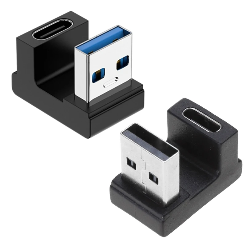 Cavo USB 3.0 Type-C con angolo retto e blocco a doppia vite