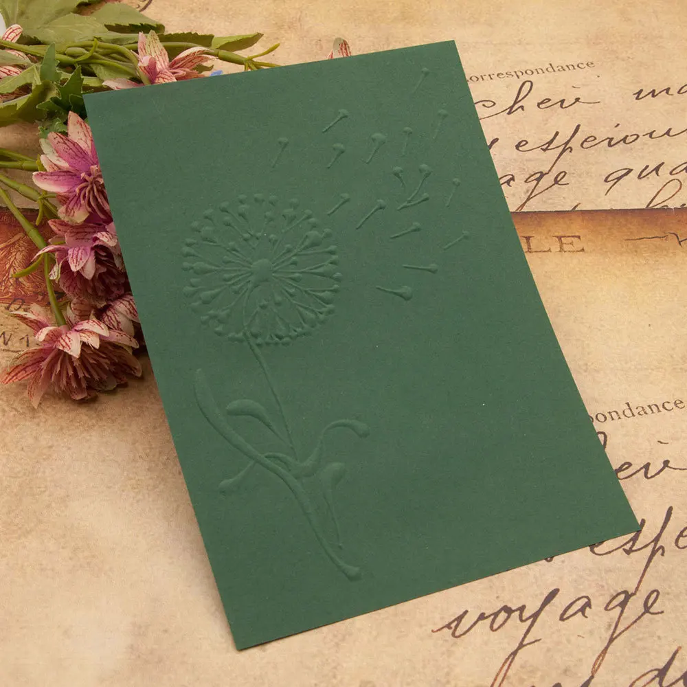 3D Sunflower Embossing Folders DIY Plastic Embossed Template Card Making Scrapbooking Background Decoration Craft Supplies