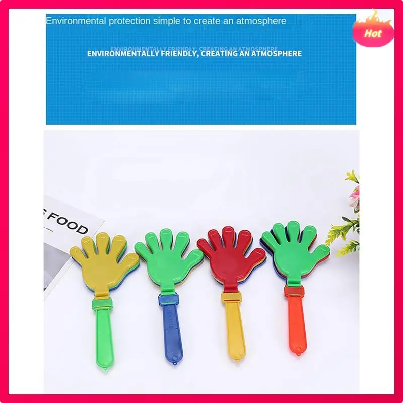 Multi Cheerleading Cheering Clapping Props Plastic Clapping Props Hands (Random Colors)