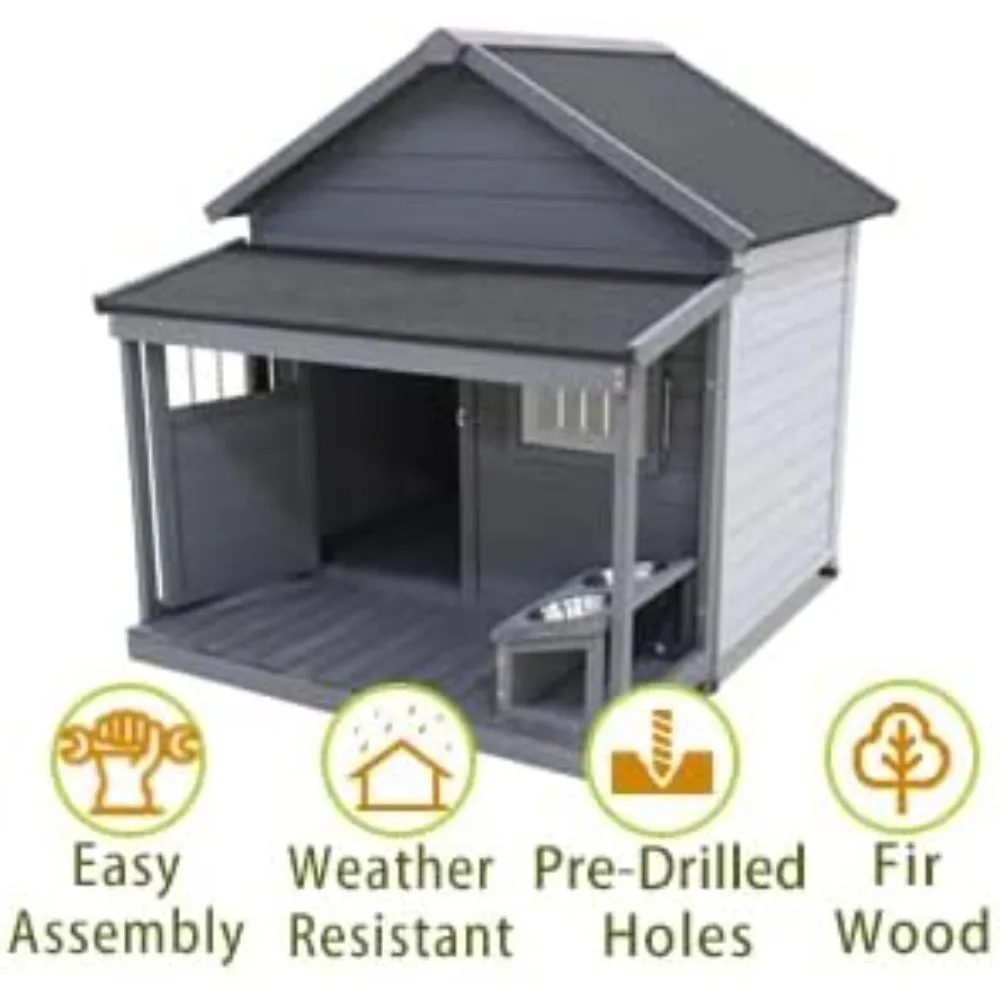 Dog House with Porch 3