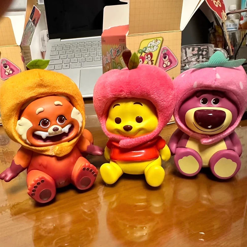 

Miniso Disney глухая коробка Alien Lotso Stitch Winnie The Pooh Chip 'n'dale Red Panda Mei аниме модель игрушка подарок на день Святого Валентина