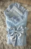 Baby Winter Swaddle Blanket Boys Girls French Lace Essential Receiving Blanket Ultra-Soft Newborn Registry Sleeping Wraps 6