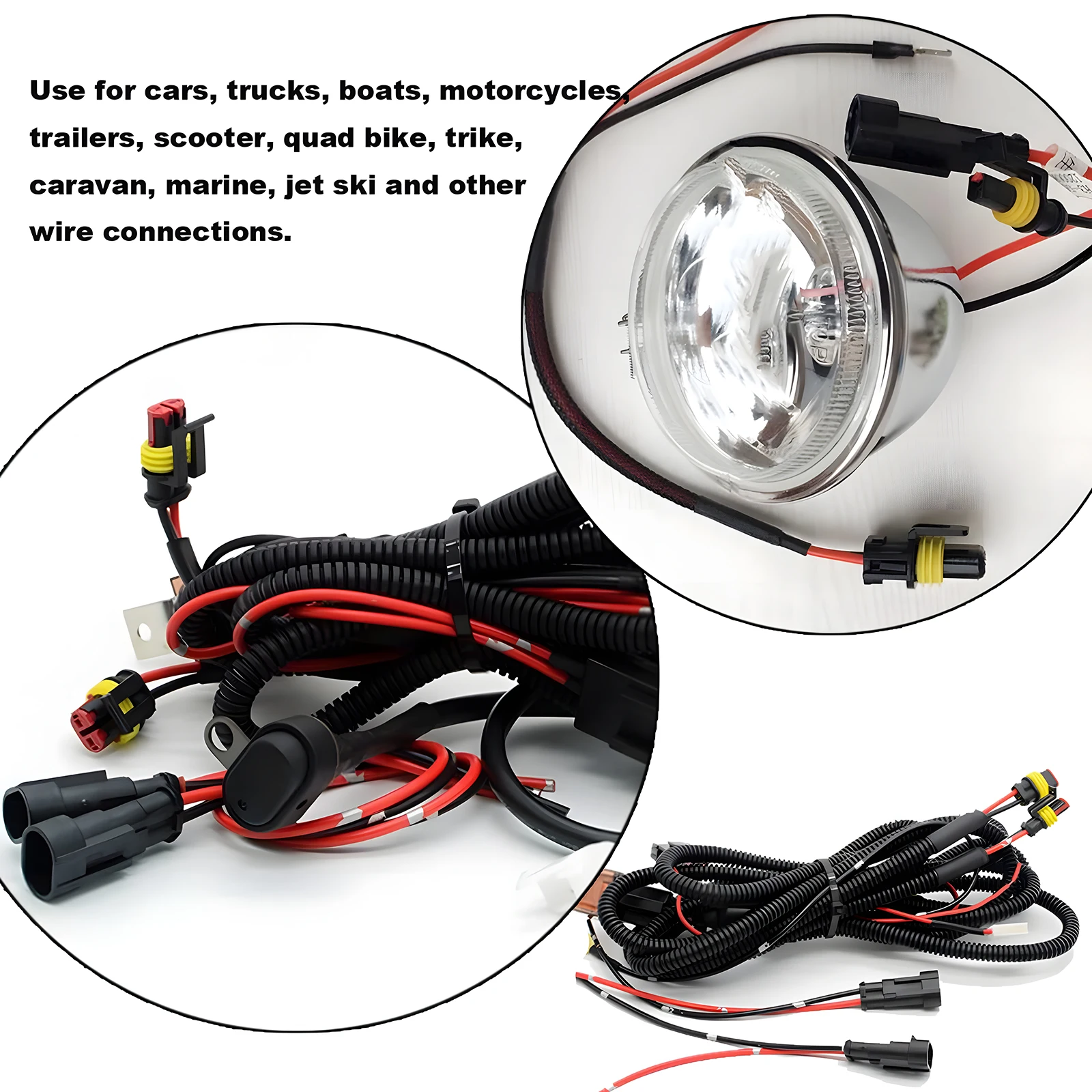 1/4/8Set AMP Automotive Wire Connector Plug For Car Motorcycle
