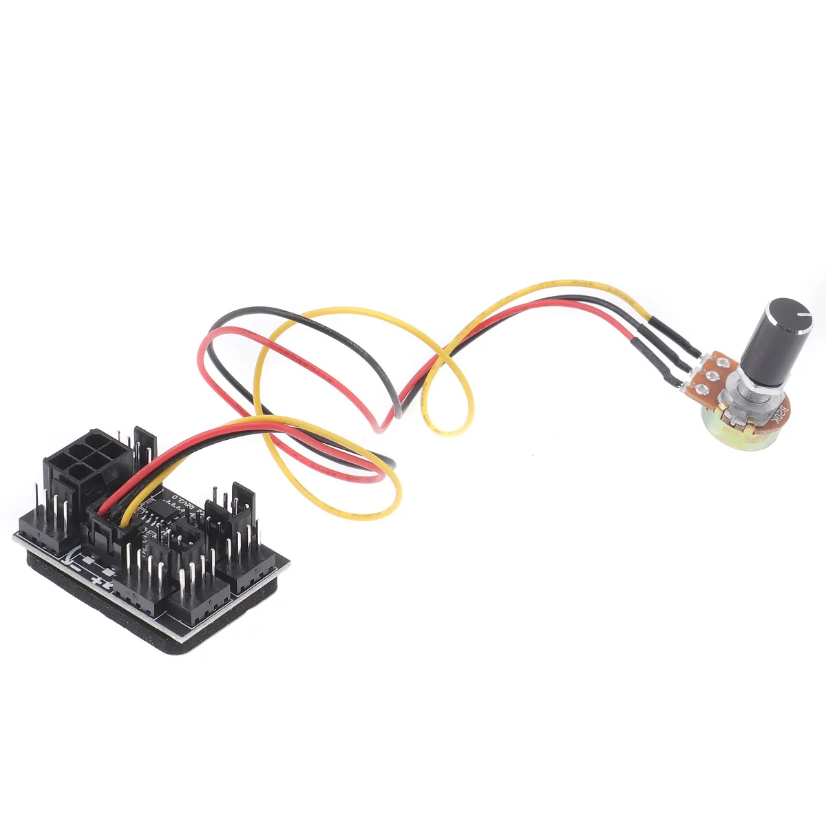 AYWHP PWM Lüfter Regler - 4 Kanäle PC Gehäuse Lüftersteuerung DC 12V