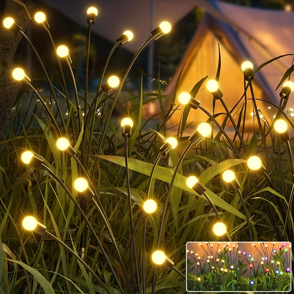Solar decoration light 1PC 8/10Led outdoor waterproof for path yard patio landscape