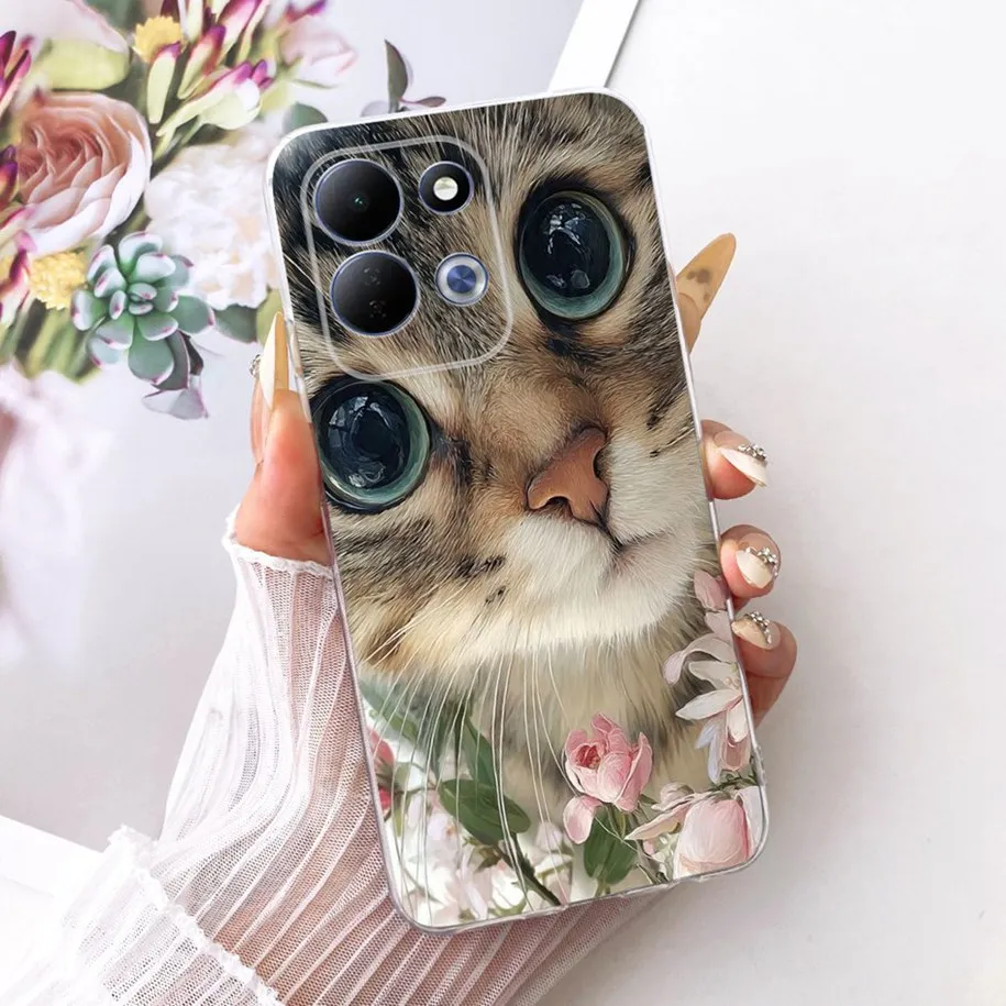 Cute Cartoon Animal Soft Silicone Clear Phone Case Cover