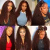 Chocolate Brown Kinky Curly 13x4 Hd Lace Front Wig Human Hair Brown Colored Human Hair Wig Brazilian 13x6 Lace Frontal Curly Wig 5