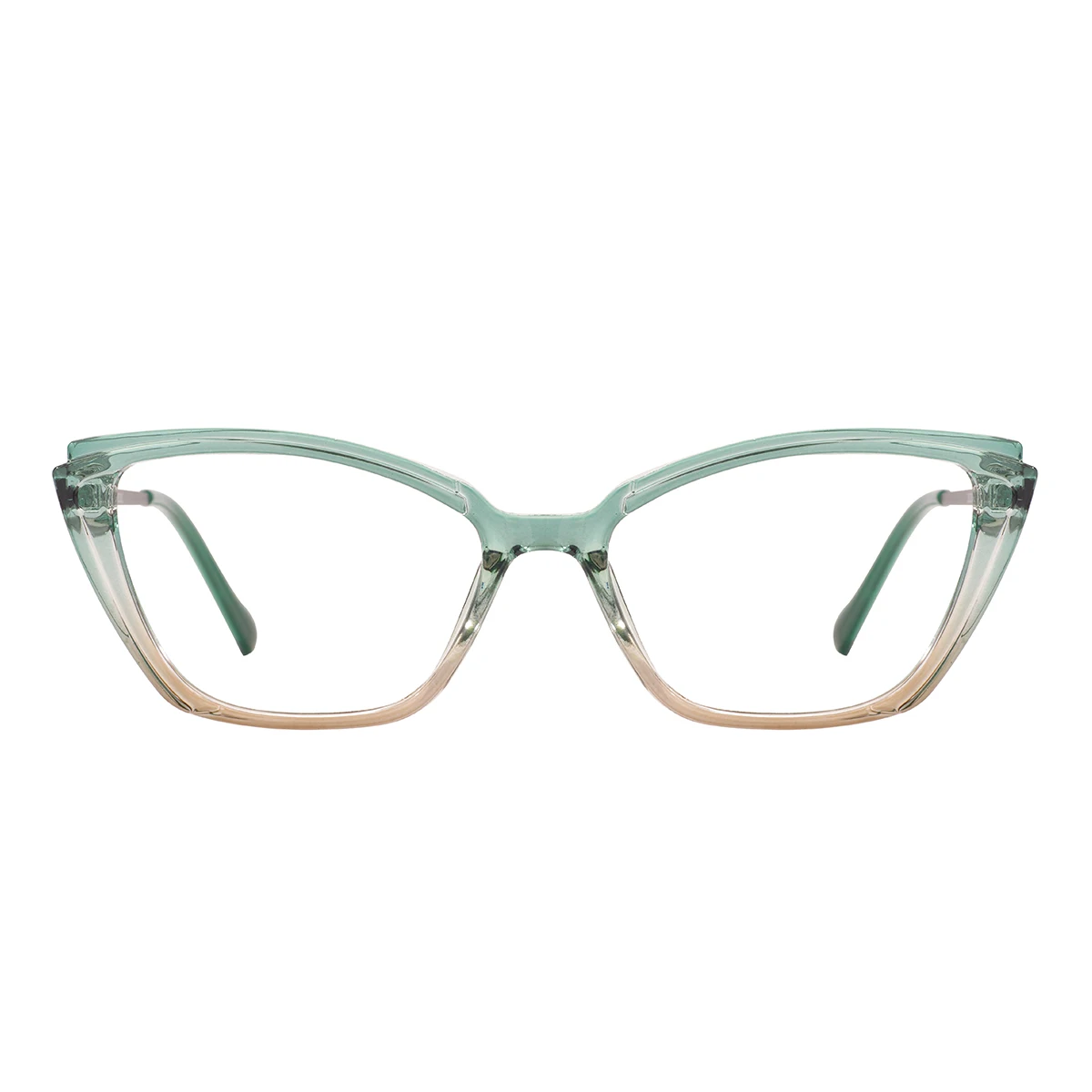 Colorful Women Cat Eye Glasses Frame With Spring Hinge For Prescription Lenses