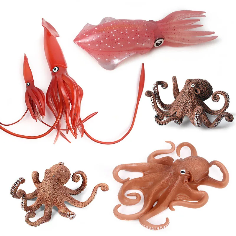Marine Animal Figurine Set - Lifelike Educational Toy Collection
