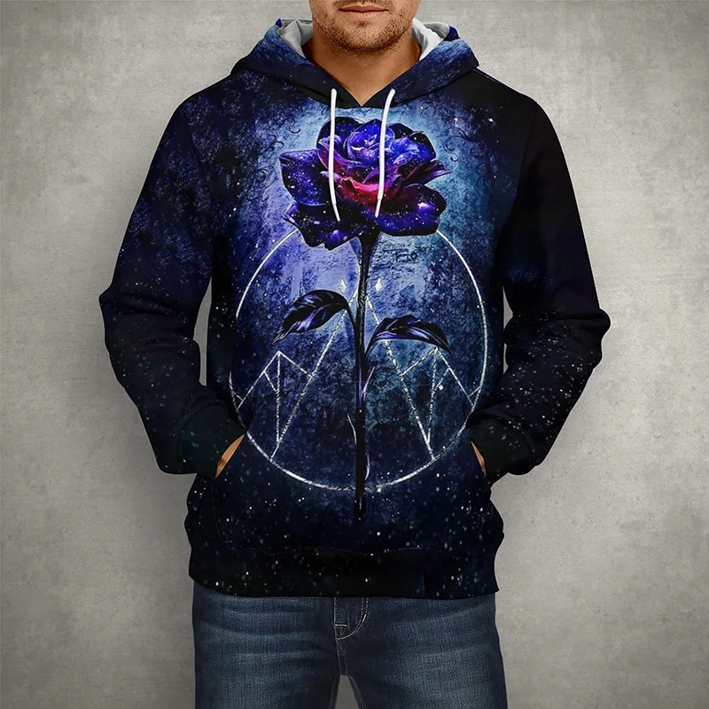 

2023 New Love & Roses Hoodies Men Women Fashion 3D Print Pullover Streetwear Harajuku Long Sleeve Sweatshirt Cool Casual Clothes