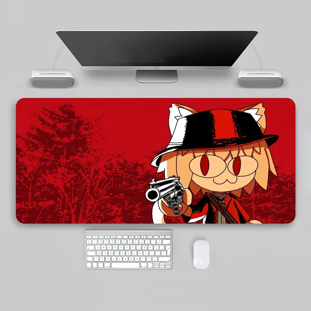 Game Neco Arc Cute Cat Girl Anime Kawaii Funny Mouse Pad Game Office Large PC Keyboard Rubber Big Desk Computer Laptop Table 4
