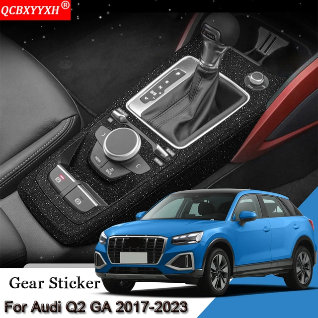 Auto Innen Aufkleber Für Audi Q2 GA 2017-2023 Auto Getriebe Panel Aufkleber  Getriebe Box Schutzhülle Film Carbon Fiber schwarz Auto Zubehör - AliExpress