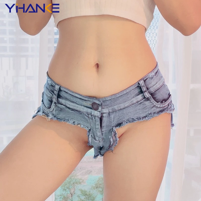 cortos de mezclilla mujer, Shorts cortos de moda Sexy para mujer, pantalones cortos informales para fiesta en Club, | - AliExpress