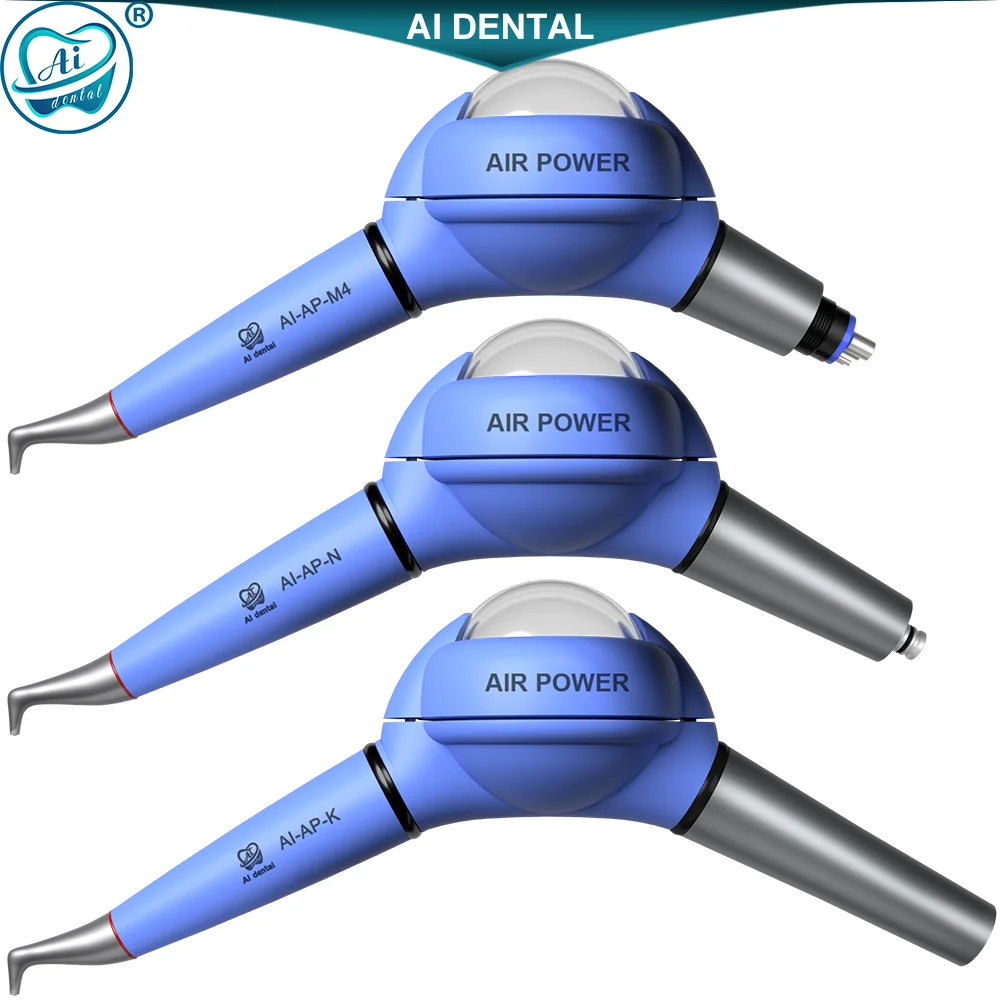 

Dental Intraoral Air Polishing System Air Prophy Jet Sandblasting Polisher Gun Teeth Whitening Machine Inner Water Spray AI-AP