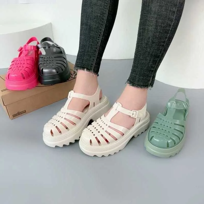 Mini Melissa Summer Fashion Gladiator Women Narrow Band