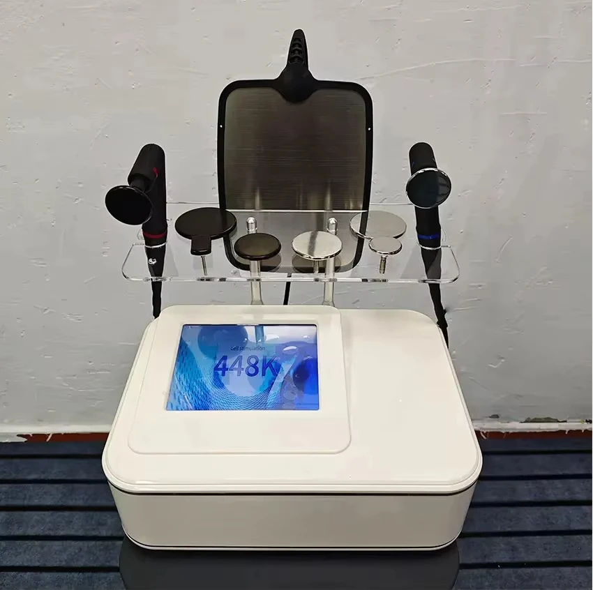 448K Cet Ret Tecar Therapy Equipment Thermal Energy Skin Care And Rejuvenation Diathermy Body Shaping Slimming Fat Reduction 4