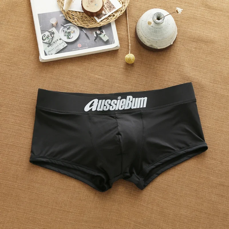 Men's underwear with milk silk comfortable sports boxer aussiebum-m218 bag 4