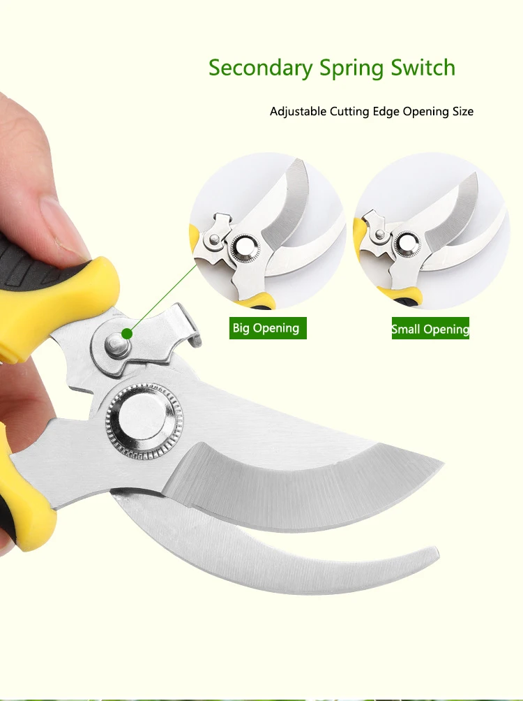 electric string trimmer Pruner Garden Scissors Professional Sharp Bypass Pruning Shears Tree Trimmers Secateurs Hand Clippers For Garden Beak Scissors gardenline hedge trimmer