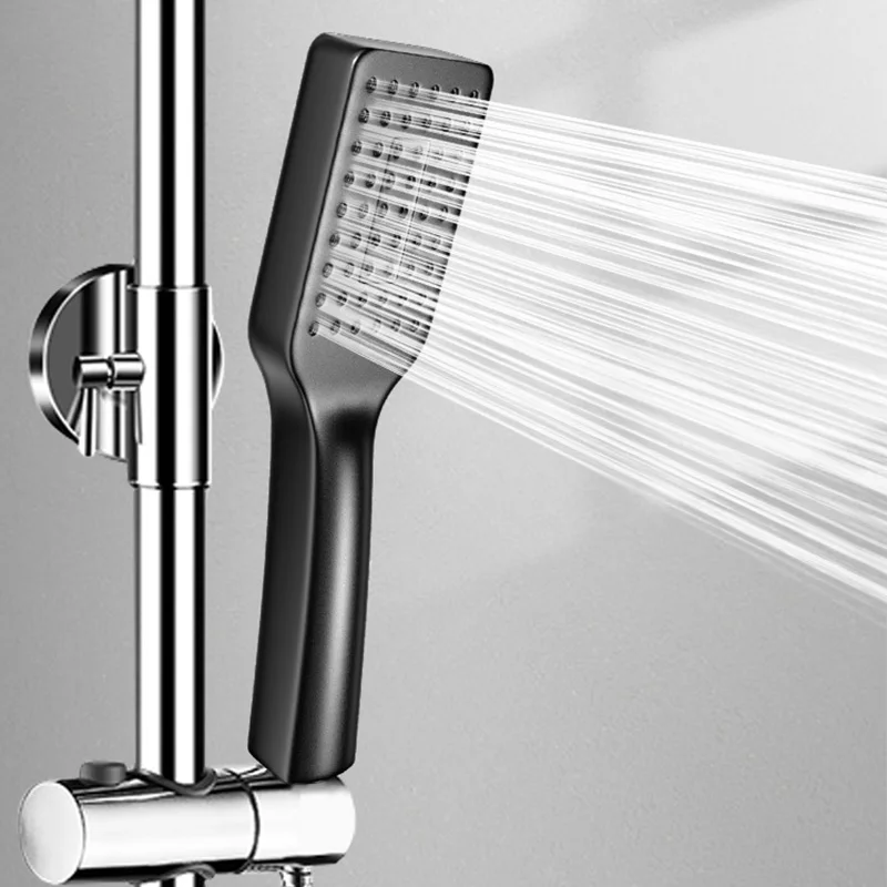 Shower Head ABS Plastic Water Saving with Hose Holder