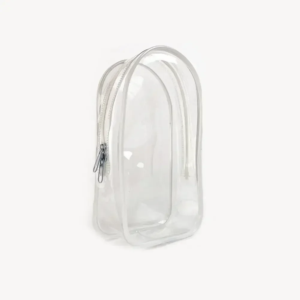 Vibrant Clear Protective Organizer Box with Keychain