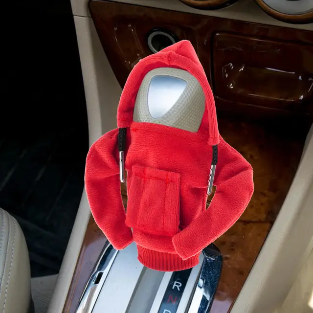 Auto-Schaltknauf-Hoodie-Sweatshirt Auto-Interieur, lustige Schaltknauf- Hoodie-Abdeckung, hält Ihren Schalthebel schön und warm