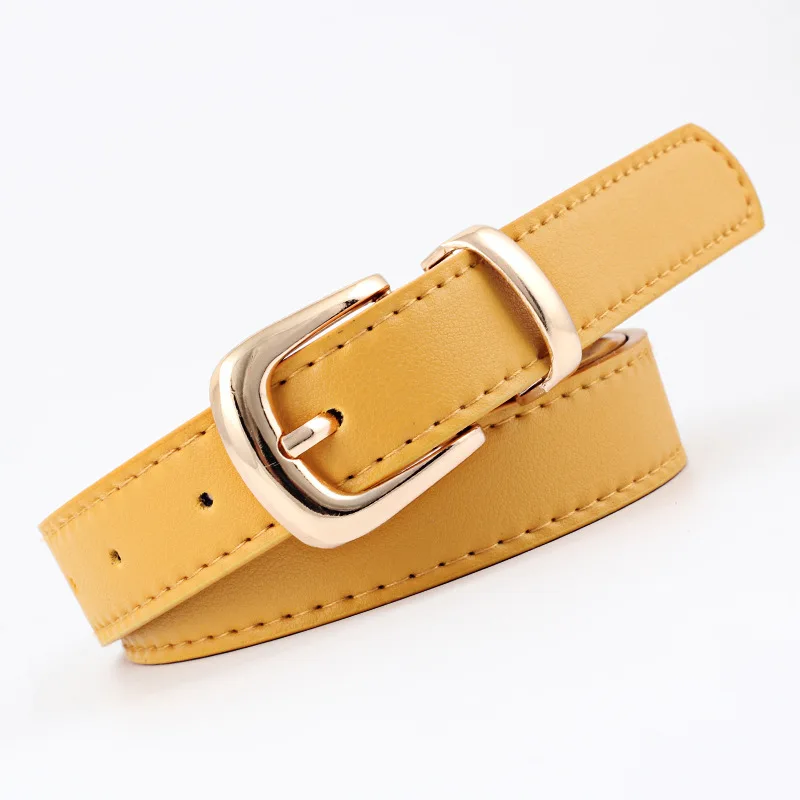 

New women and Men leather belt High Quality Casual Genuine Real Leather Buckle Brand New Arrival Brand Belt