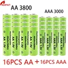 1.5V AA + AAA NI MH  AA Battery AAA Alkaline 3800-3000mah For Torch Toys Clock MP3 Player Replace Ni-Mh Battery 3