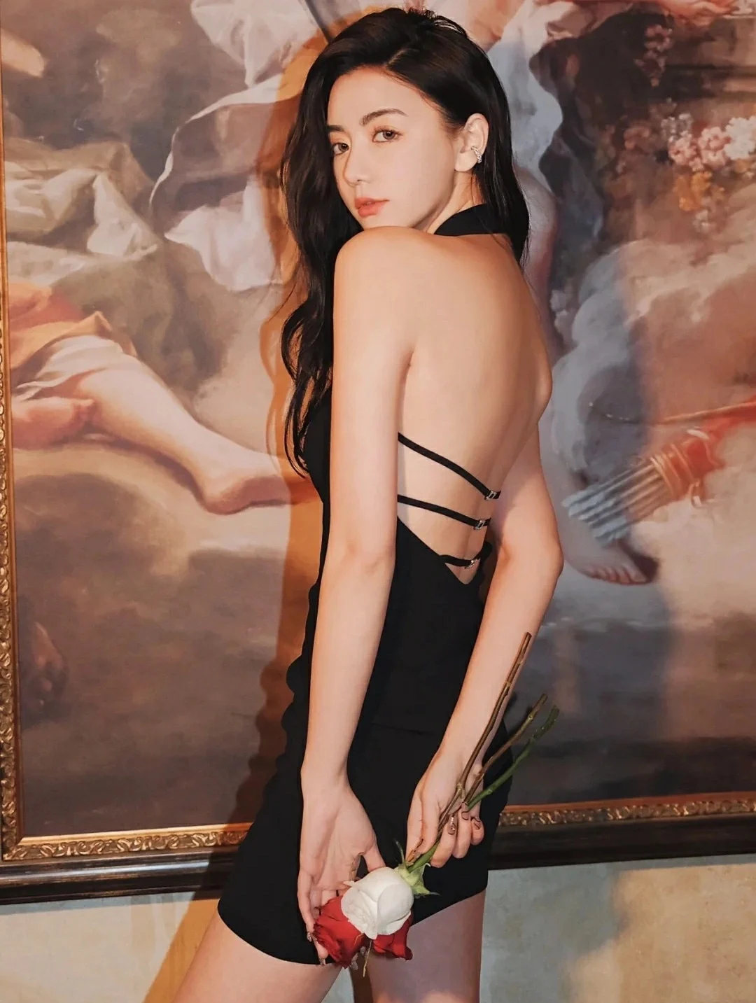 

Women Mini/Midi Robe Halter Neck Sleeveless Backless Sexy Dress