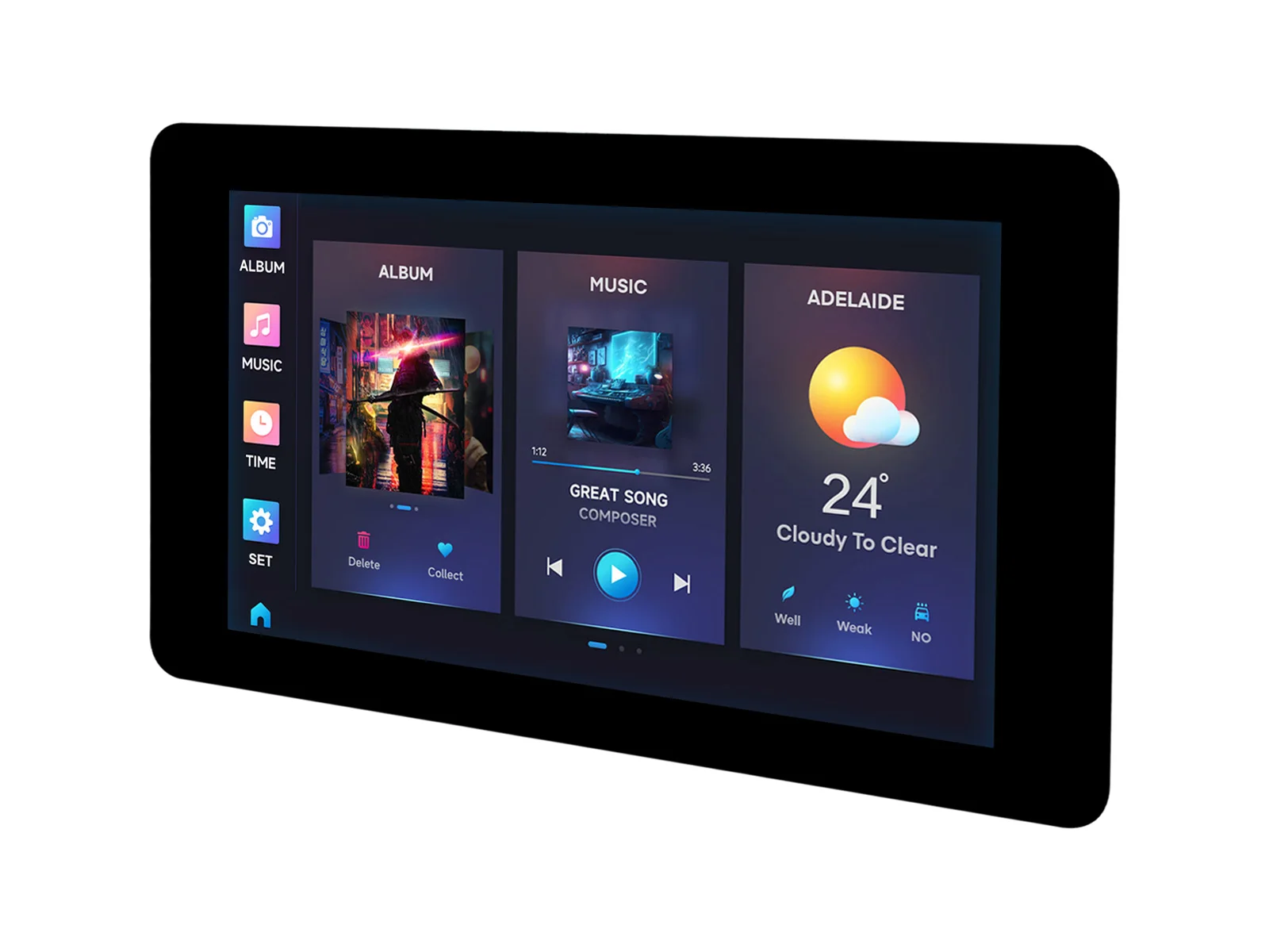 Waveshare ESP32-S3 7��ġ ������ ���÷��� ���� ����, ���÷��̰� �ִ� ESP32, ��ġ �ɼ�. 32��Ʈ LX7 ��� �ھ�