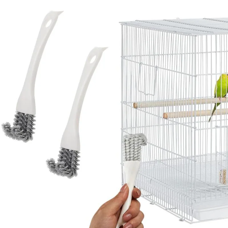 Bird Cage Cleaning Brush - Bird Poop Remover Sanitary Brush For Budgies Cockatiels Parrot Cage Accessories NYPFJ01_voghion.com