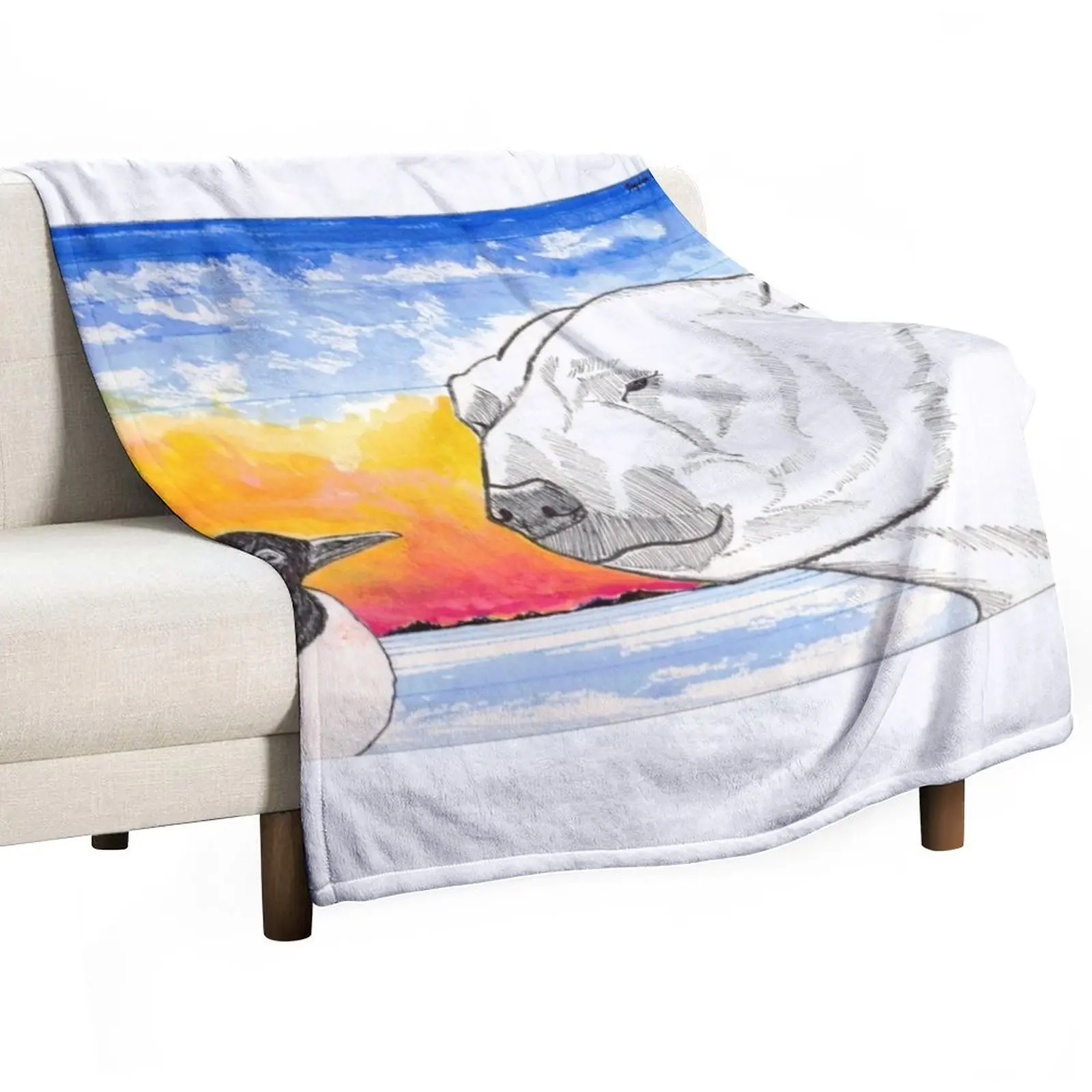 

The Stare Down Throw Blanket Sofa Blankets Retro Blankets Weighted Blanket