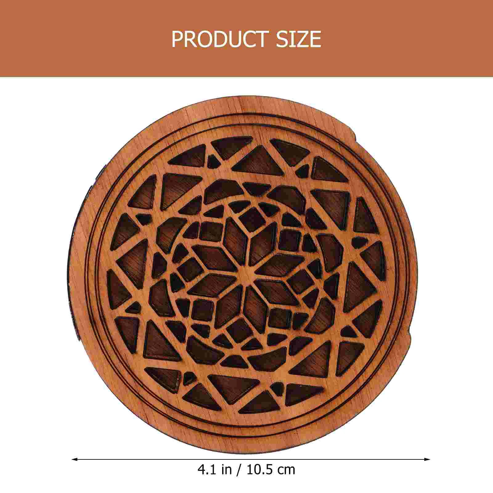 

Guitar Sound Hole Cover Classical Wooden Soundhole Covers Insert Resonator Parts Lute Screen for Guitars Feedback Muter Buffer