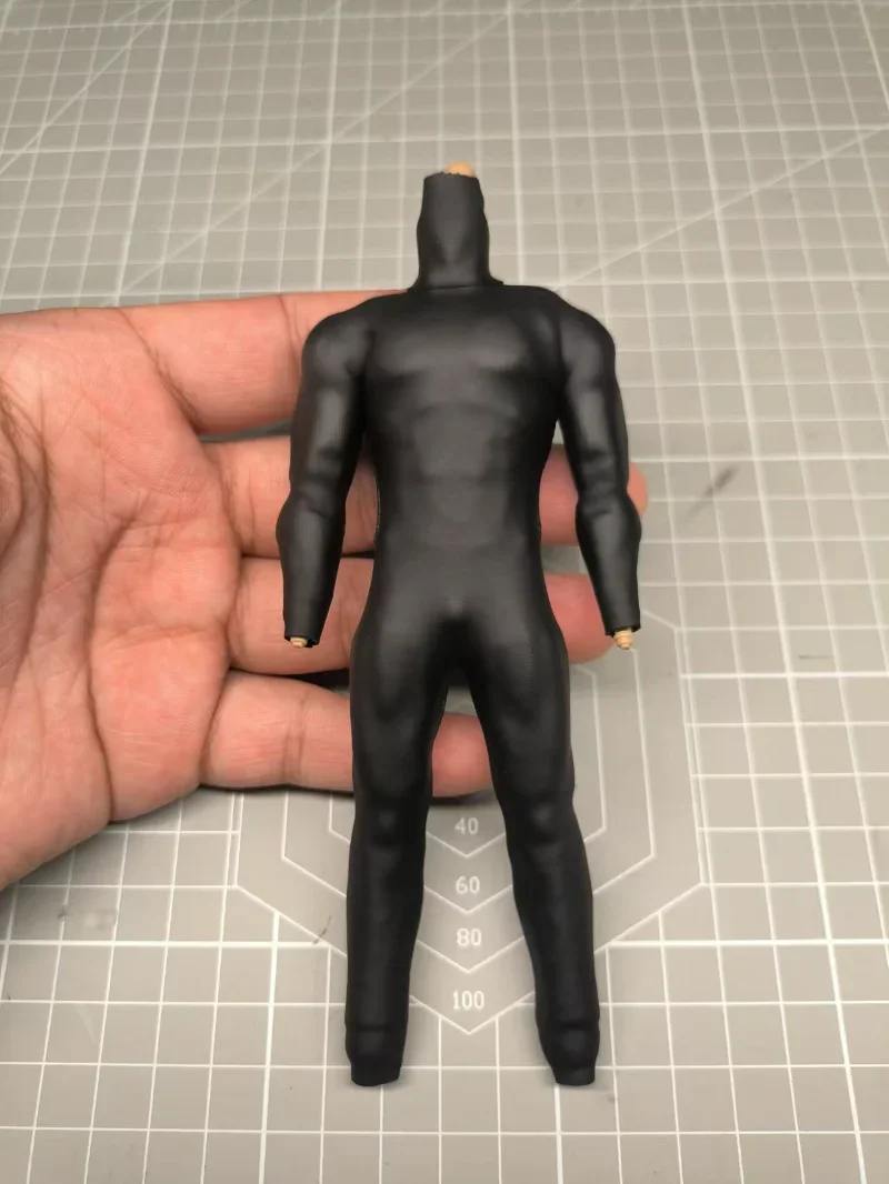 1/12 Scale Matte Black Jumpsuit Model for 6'' Notatoys Nt01（no Body）