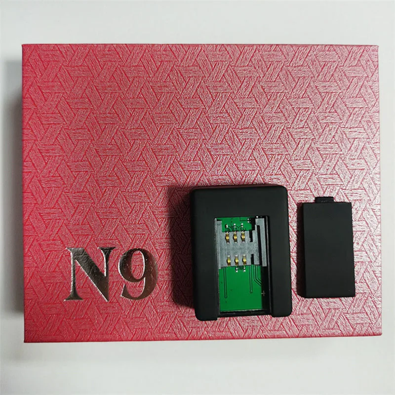 N9 2G GSM Mini Spy Device Audio Monitor Listening Surveillance Tool 12 Days Standby Personal Voice Activation Built In Two MIC