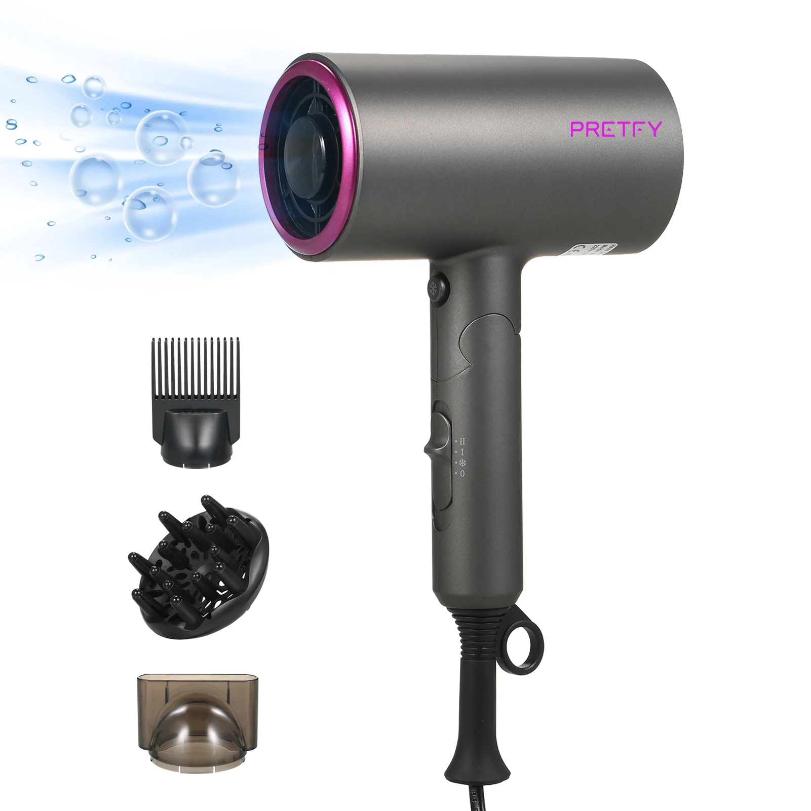 2000W Hair Dryer Large Wind Quickly Drying Hydrate Hair Household Hotel Hair Salon Hair Dryer Large Wind Hair Dryer Hydrate Hair