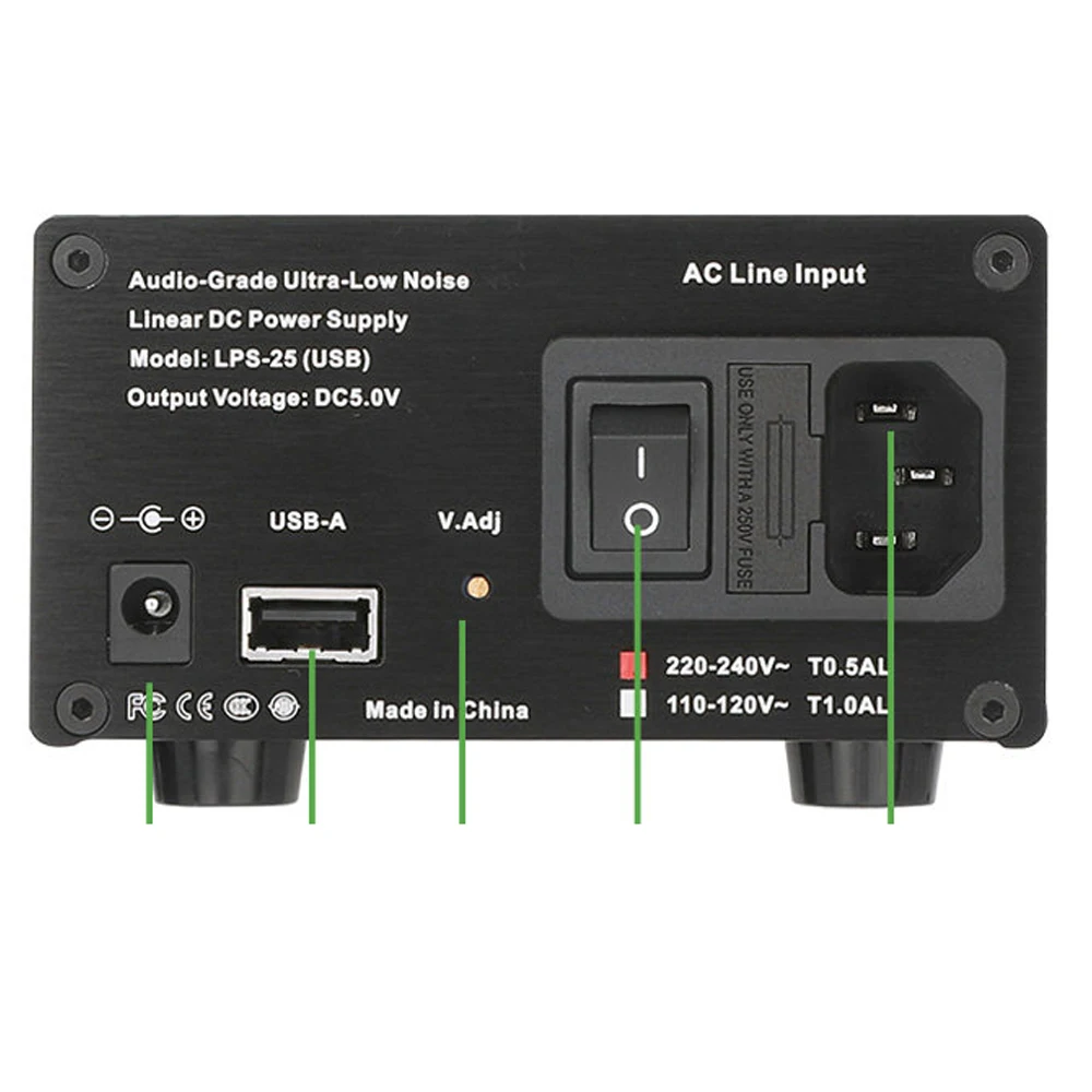25W New LHY Audio LPS DC Ultra-low Noise DC Linear Regulated Power