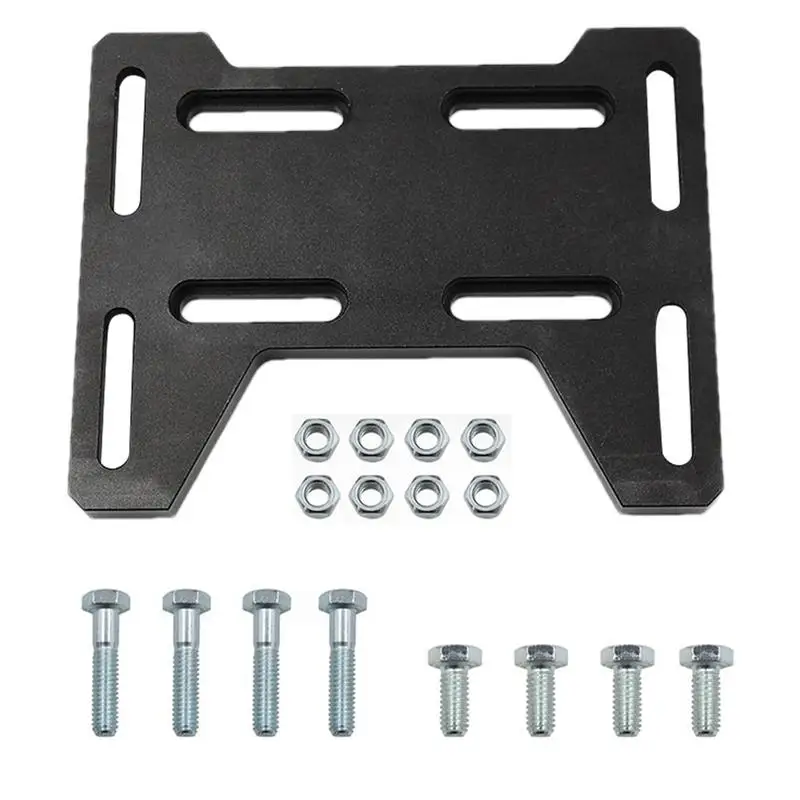 

Адаптер крепления двигателя мотоцикла, кронштейн, пластина для небольших двигателей мотоцикла, прочные алюминиевые детали с регулируемыми слотами