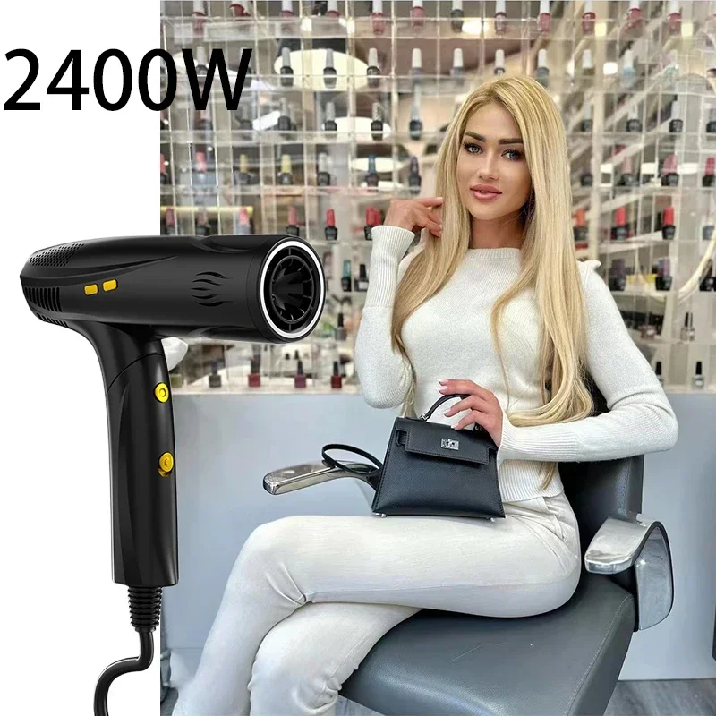 2400W  Powerful Hair Dryer Negative Ion Hair Care Professinal Hairdryer Quick Dry Home Salon Tools Foldable Electric Hair Blower 5
