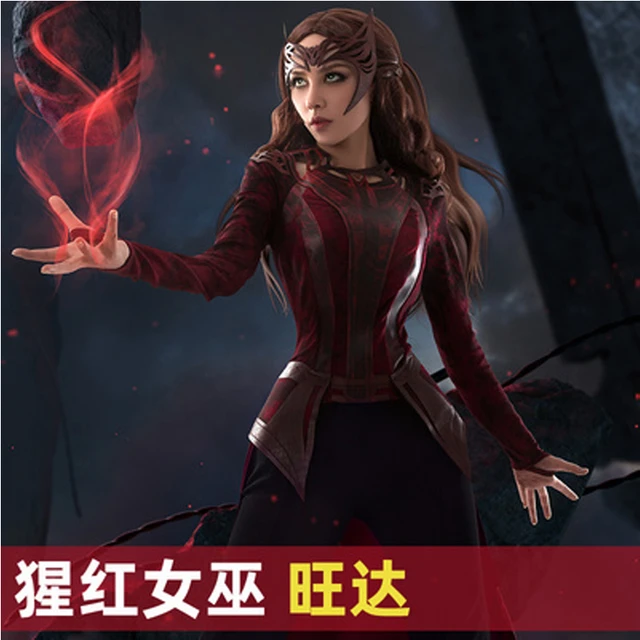 Buy Scarlet Witch Costume, Costume Witch Cosplay, Wanda Maximoff