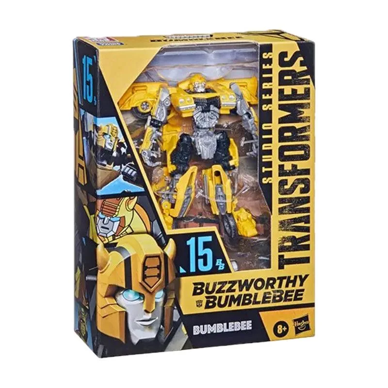 Original Strappo Transformers Toys Movie 6 Bb Ss15 Bumblebee Action Figure Model Transformers Robot Collection Toys 12Cm