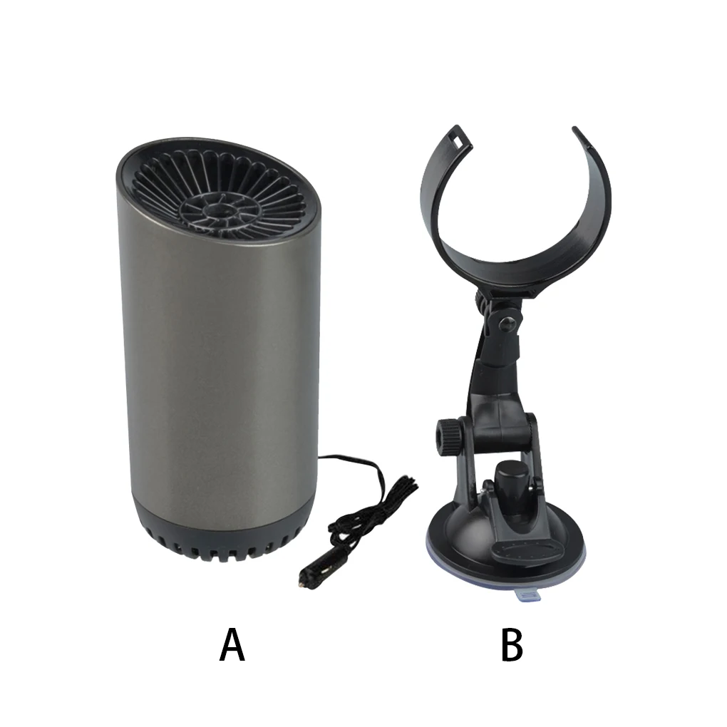

Universal Car Heater Fan 12V Interior Heating Cooling Fan Car Windshield Defrost Anti-fog Heater Freshening Type
