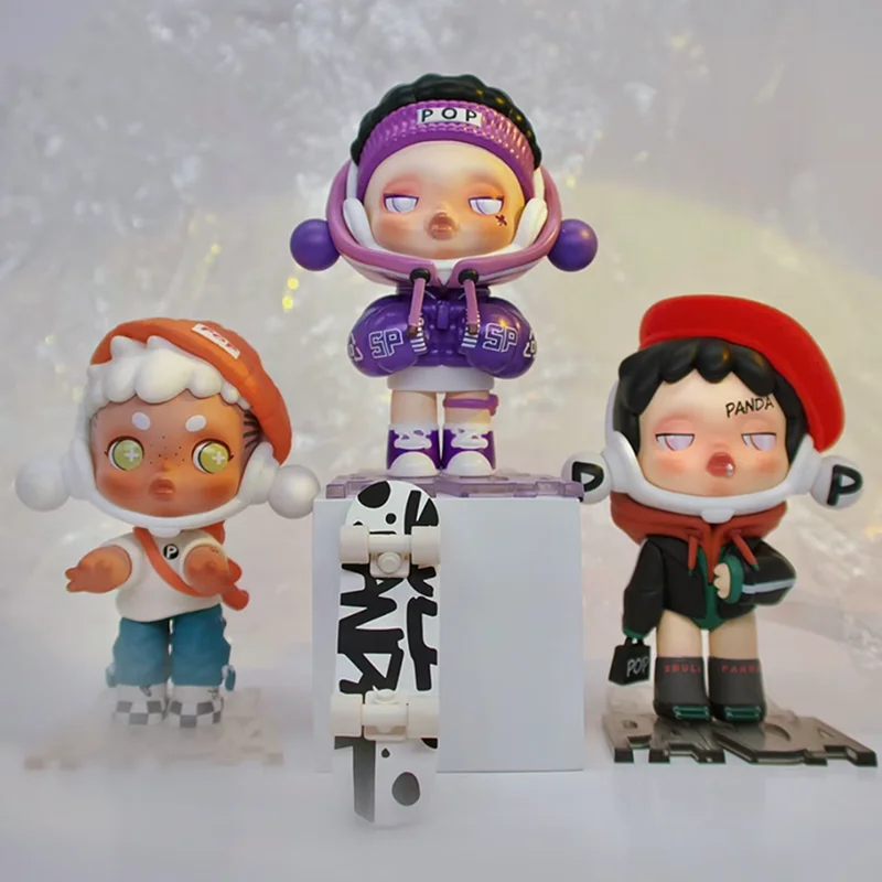 Оригинальный Череп Панда Hypepanda серии глухая коробка игрушки милые Аниме фигурки загадочная коробка Коллекционная модель детские игрушки Сюрприз подарок