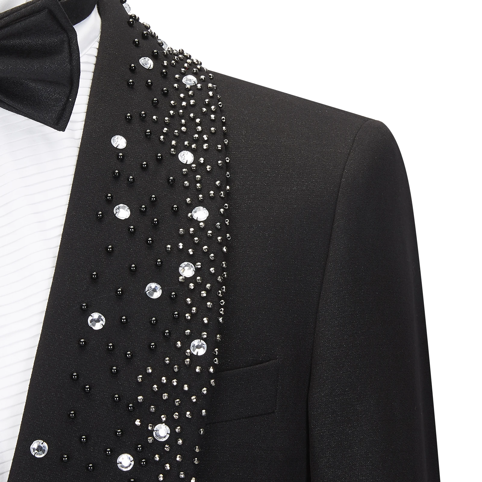 Cenne Des Graoom 2024 Elegant Luxury Men Suits Jewelry Ornament Tuxedo Jacket Pants 2 Piece Set  for Wedding Dress Groom Party 2