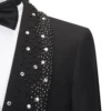 Cenne Des Graoom 2024 Elegant Luxury Men Suits Jewelry Ornament Tuxedo Jacket Pants 2 Piece Set  for Wedding Dress Groom Party 2