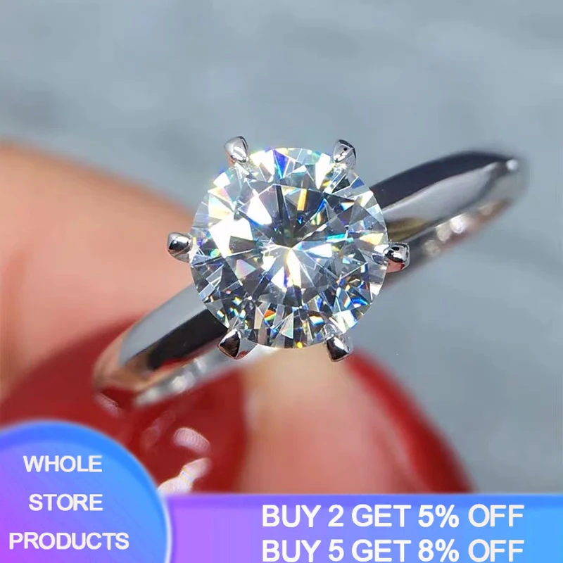 Frauen Ring Blume Kristall Diamant Ring - Hochzeit Schmuck Geschenk