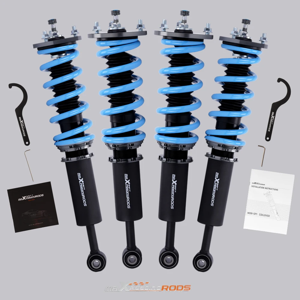 렉서스 IS250 IS350 RWD 2006-2013 조절식 댐퍼 충격 완화 키트, 완전한 코일오버 서스펜션