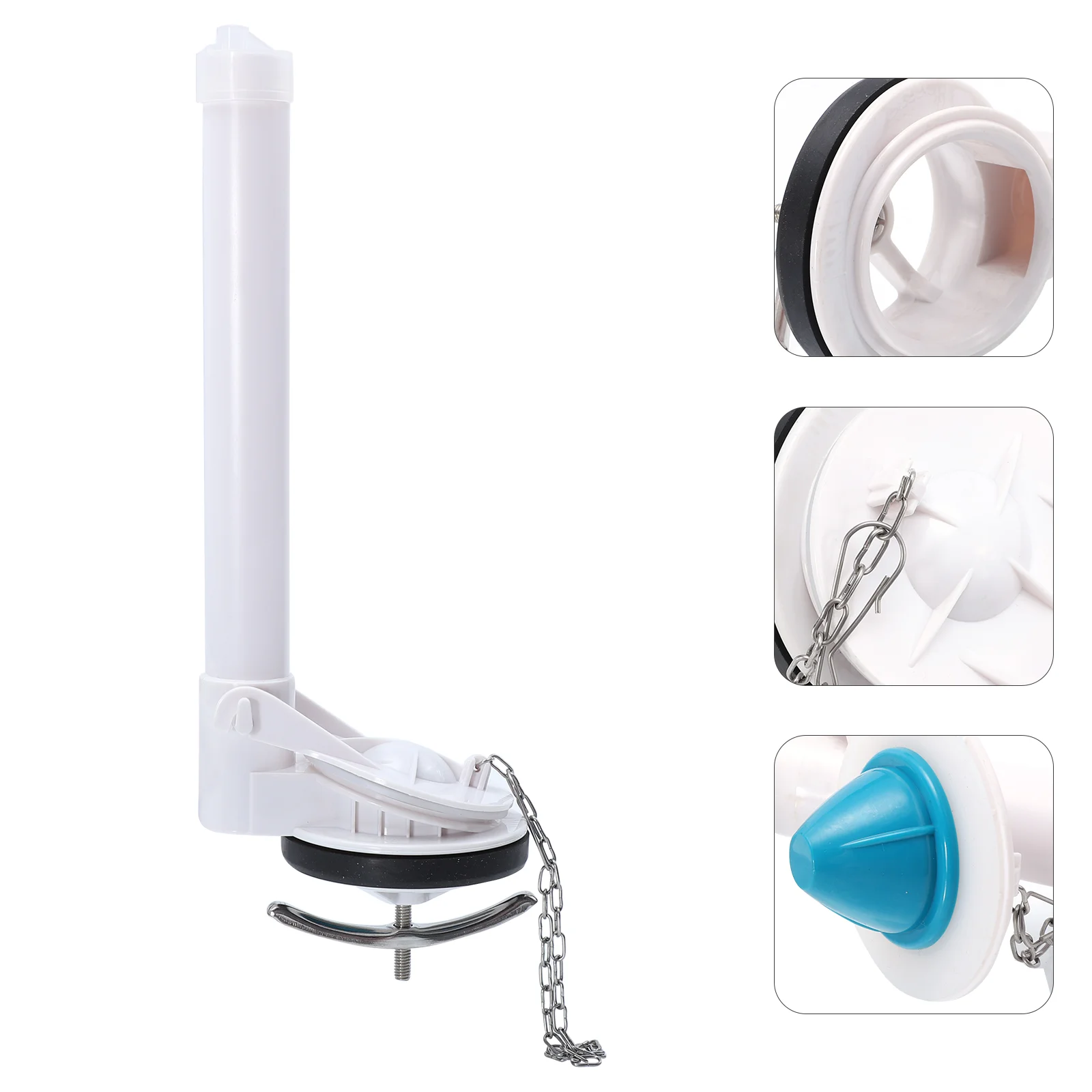 

Toilet Flush Repair Tool with Chain and Flapper Toilet Drain Valves Fitting