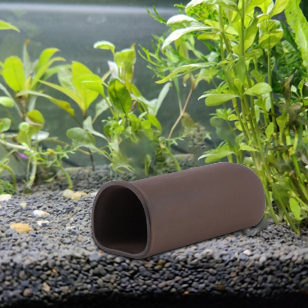 Fish Tank Shrimp Breeding Cave Ceramic Special Shape Clay Pot Shelter Decoration