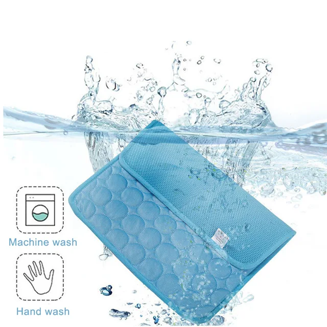 Pet Dog Cooling Bed Mat Iced Rug Summer Extra Large Durable Pad for Small Big Dogs and Cats Puppy Blanket Washable Accessories 3